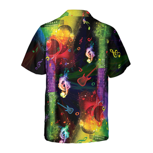 Rainbow Guitars Hawaiian Shirt