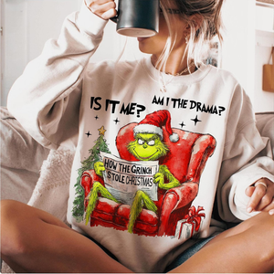 Retro  Green Monster Sweatshirt,  Merry Christmas Gifts DN100