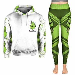 Rock Paper Scissors I Win, Stole Christmas - Personalized Hoodie and Leggings - PT