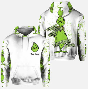 Rock Paper Scissors I Win, Stole Christmas - Personalized Hoodie and Leggings - PT