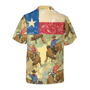 Rodeo Texas Flag Hawaiian Shirt, Stylish Texas Shirt For Texas Lovers