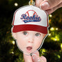 Rookie Of The Year Baby_s First Christmas Gifts Personalized Acrylic Photo Ornament_3