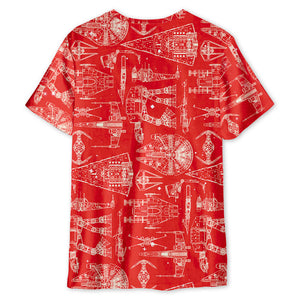 Space Ships Star Wars - 3D T-shirt