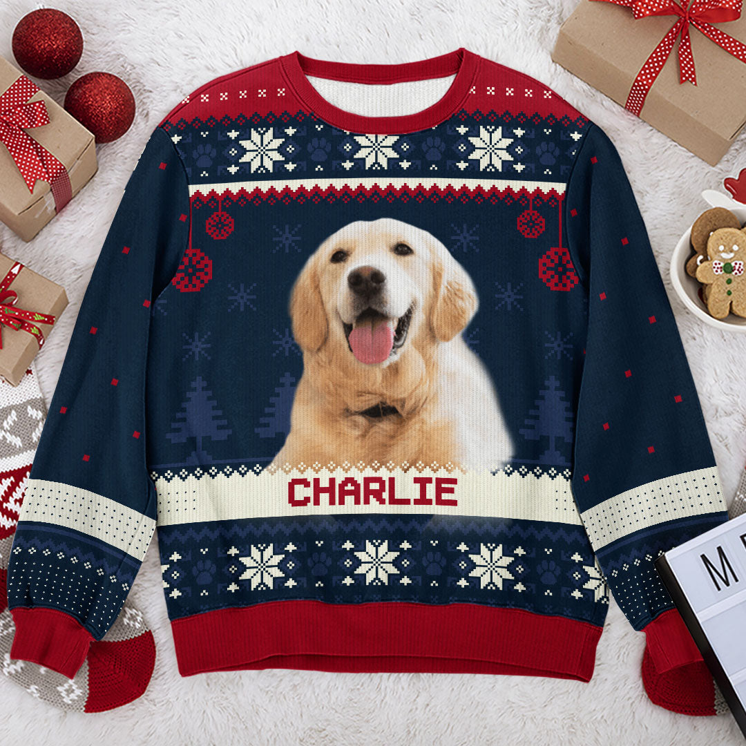 Custom Photo Cuteness Overload - Personalized Ugly Sweater - Christmas Gift For Pet Owners, Pet Lovers NH96