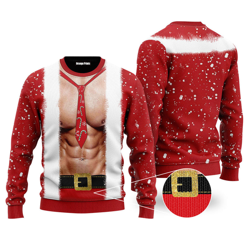 Santa Body Ugly Christmas Sweater - Funny Gift For Friend, Family Member