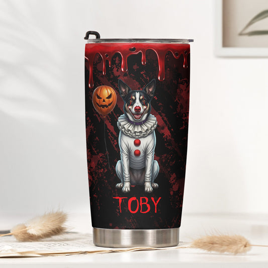 Scary_Halloween_Clown_Gift_For_Pet_Lover_Personalized_Tumbler_1