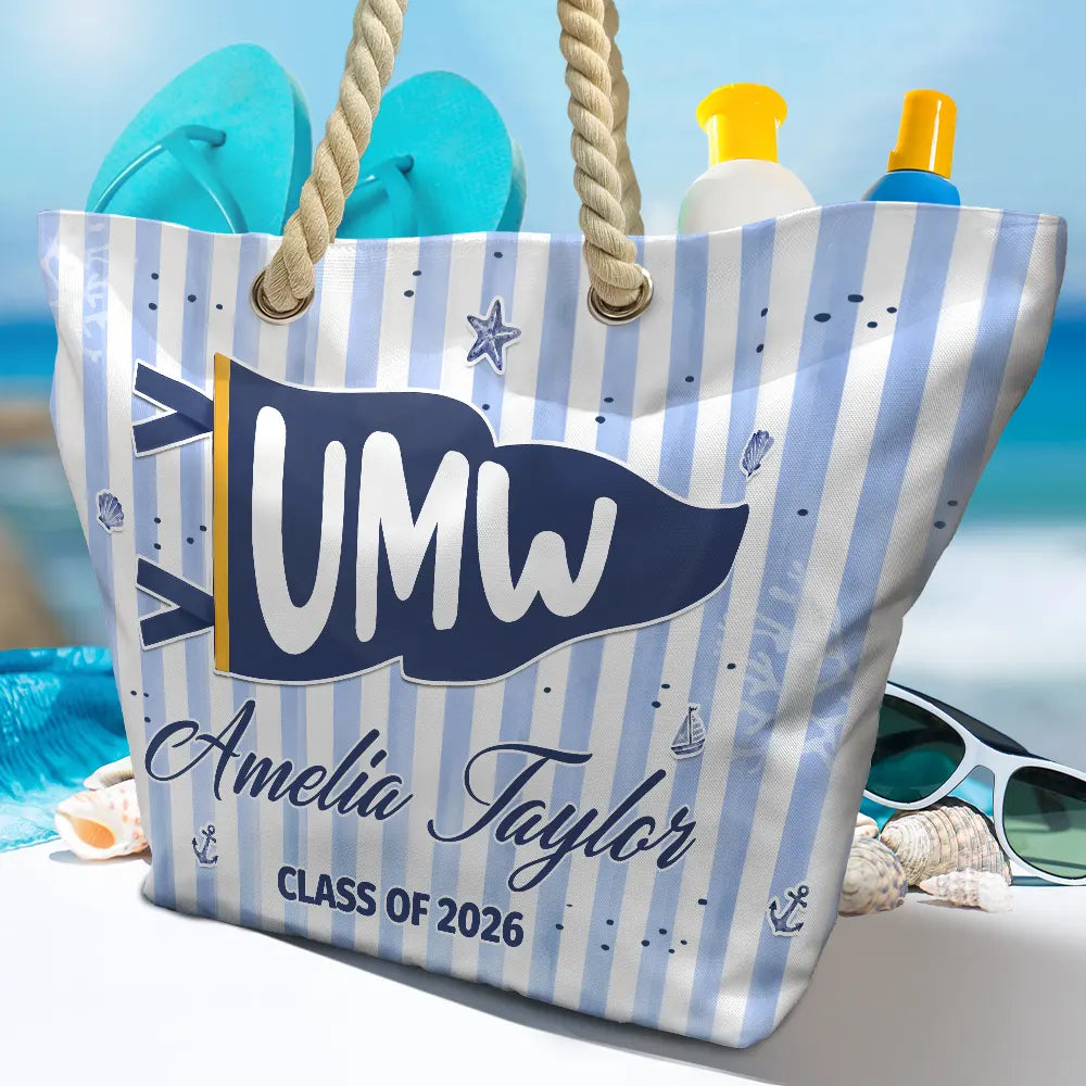 SchoolPennantFlag PersonalizedBeachBag AT2210 DSR1032 MK 3