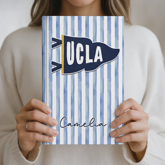 School_Pennant_Flag_Personalized_Journal_1