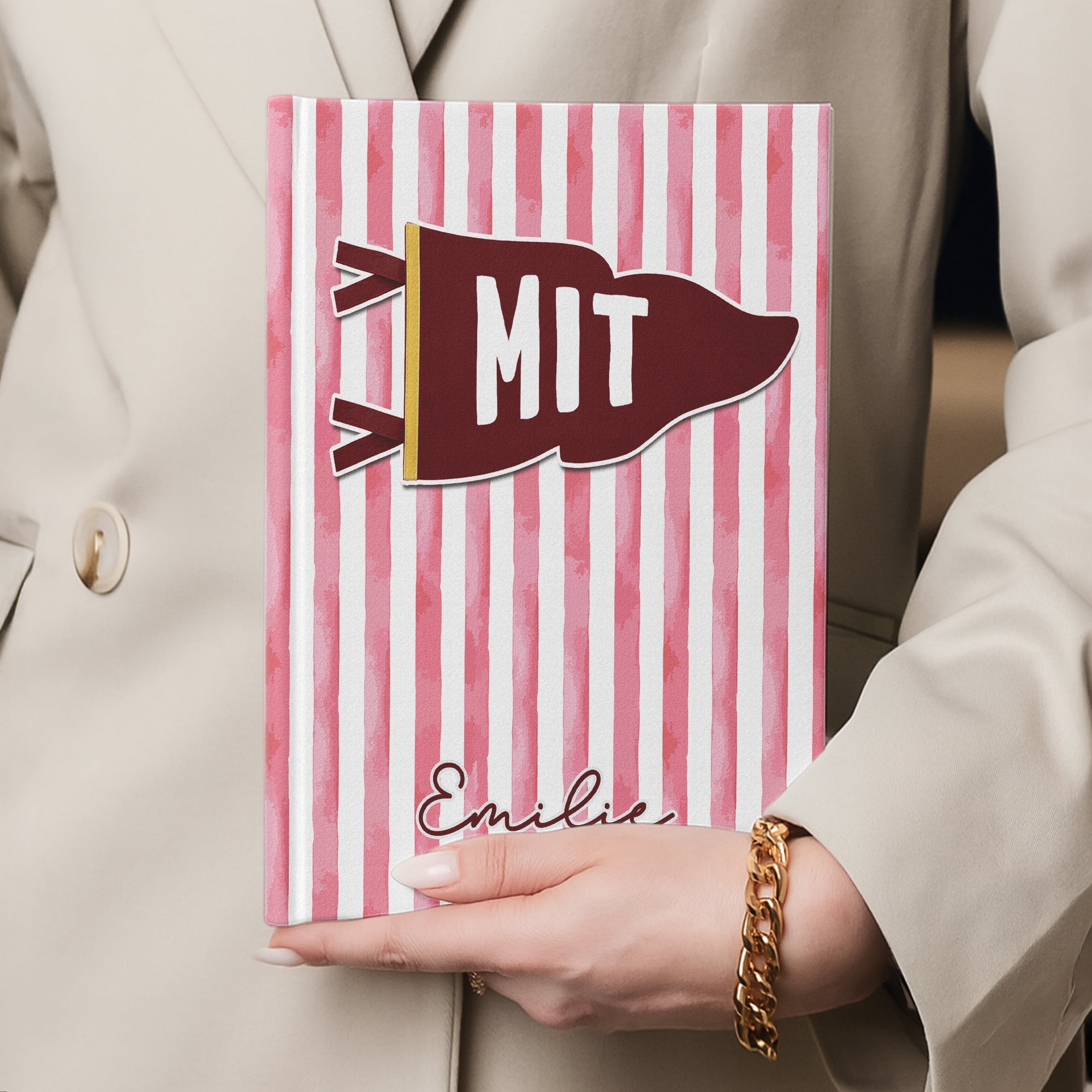 School_Pennant_Flag_Personalized_Journal_5