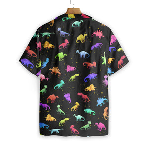 Seamless Dinosaurs Pattern Hawaiian Shirt