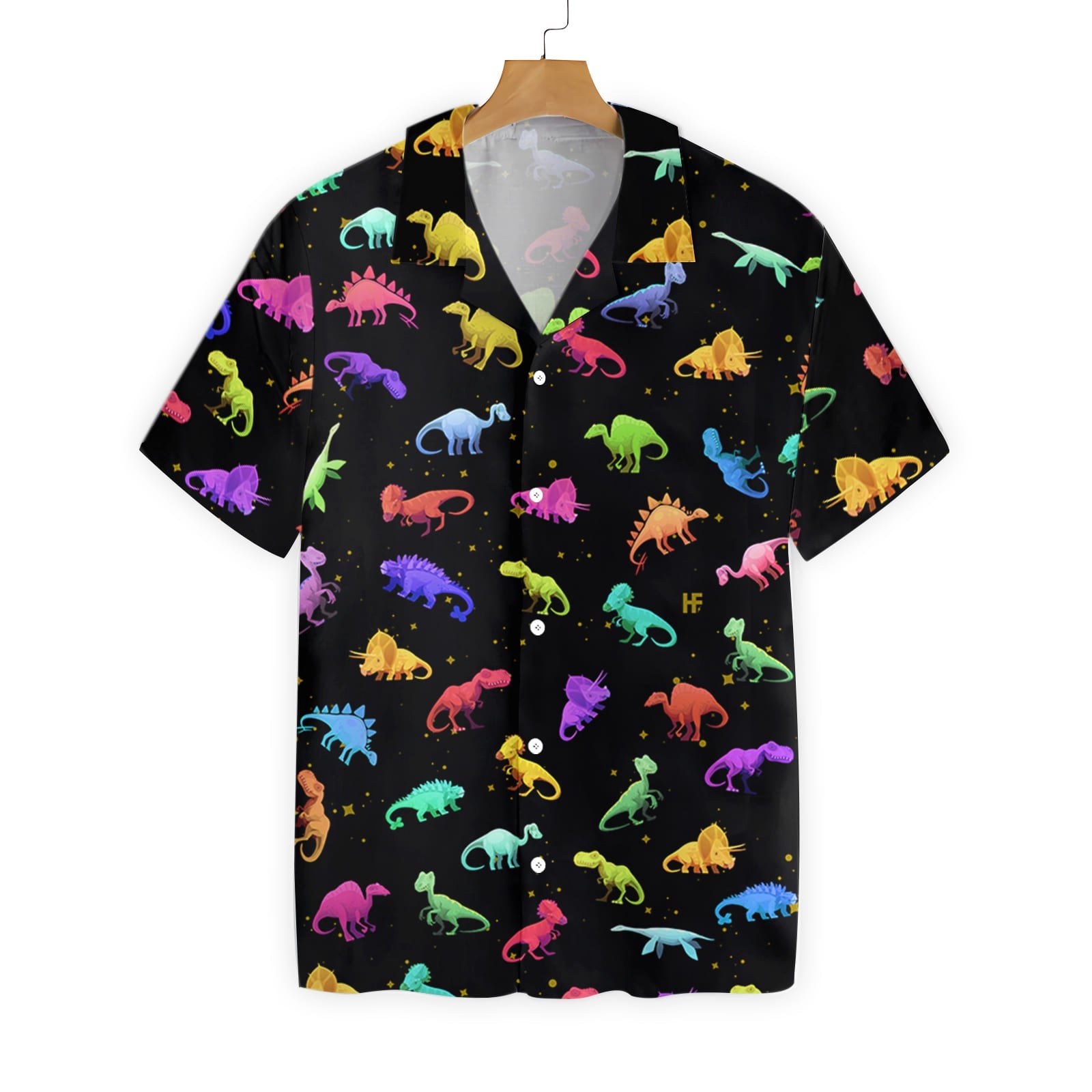 Seamless Dinosaurs Pattern Hawaiian Shirt