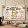 Sewing Room Thou Shalt Not_ Personalized Metal Sign_1