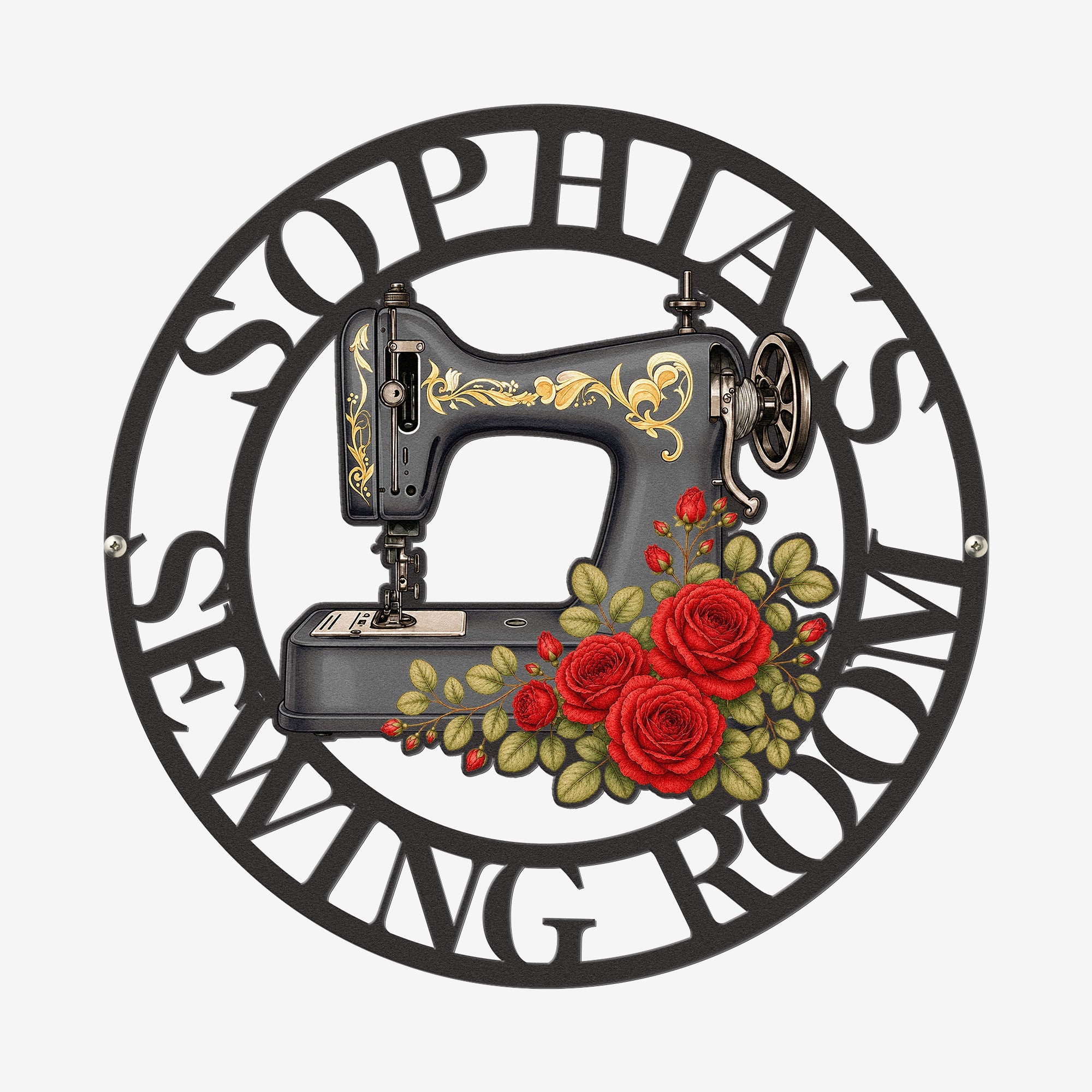 Sewing Room_ Sewing Machine With Birth Flower Personalized Metal Sign 2_c03dd040 4f99 4e10 95f5 0f99499736a0