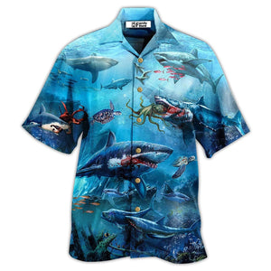 Shark Assassin Style Hawaiian Shirt