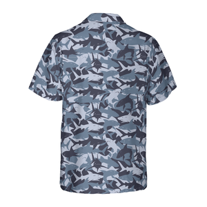 Shark Camouflage Hawaiian Shirt