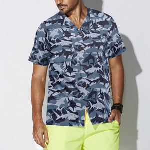 Shark Camouflage Hawaiian Shirt