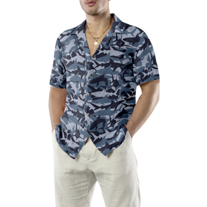 Shark Camouflage Hawaiian Shirt