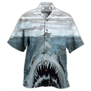 Shark Let Shark Kiss You Hawaiian Shirt