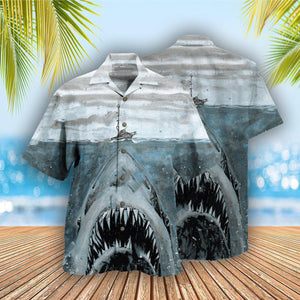 Shark Let Shark Kiss You Hawaiian Shirt