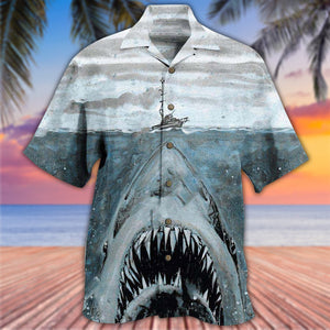 Shark Let Shark Kiss You Hawaiian Shirt