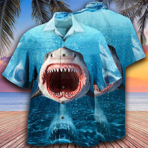 Shark Show Your Teeth Hawaiian Shirt