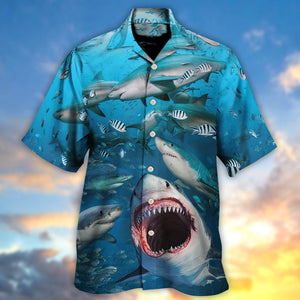 Shark That Hunt in Packs Hawaiian Shirt