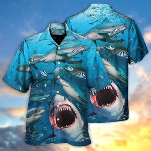 Shark That Hunt in Packs Hawaiian Shirt