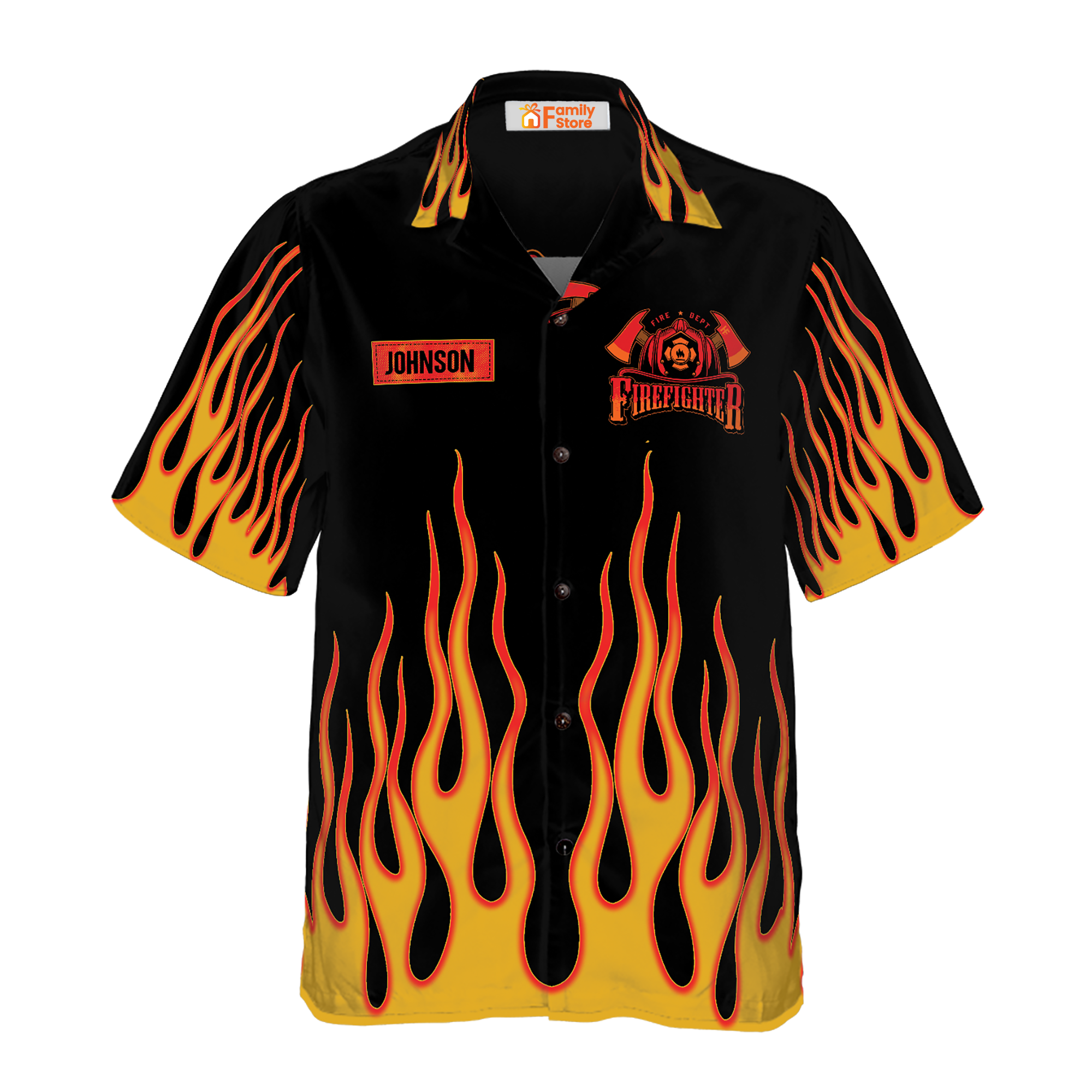 Personalized Came Black From Hell Firefighter Shirt For Men