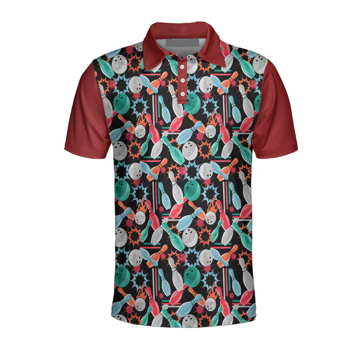 Sleep With A Bowler You'Ll Be Amazed Colorful Tenpin Bowling Design Polo Shirt