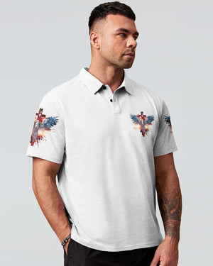 Stand For The Flag Kneel For The Cross Eagle - Men's All Over Print Shirt - AT4080529