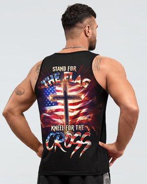 Stand For The Flag Kneel For The Cross Men's All Over Print Shirt - AT407006