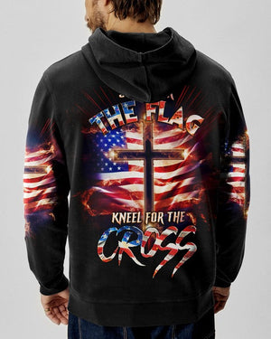 Stand For The Flag Kneel For The Cross Men's All Over Print Shirt - AT407006