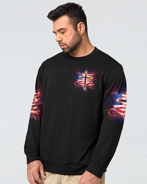 Stand For The Flag Kneel For The Cross Men's All Over Print Shirt - AT407006