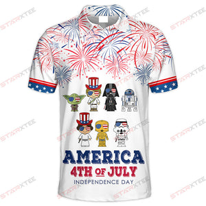 Star Wars America 4th Of July Independence Day Polo Shirt - Gift For Fans