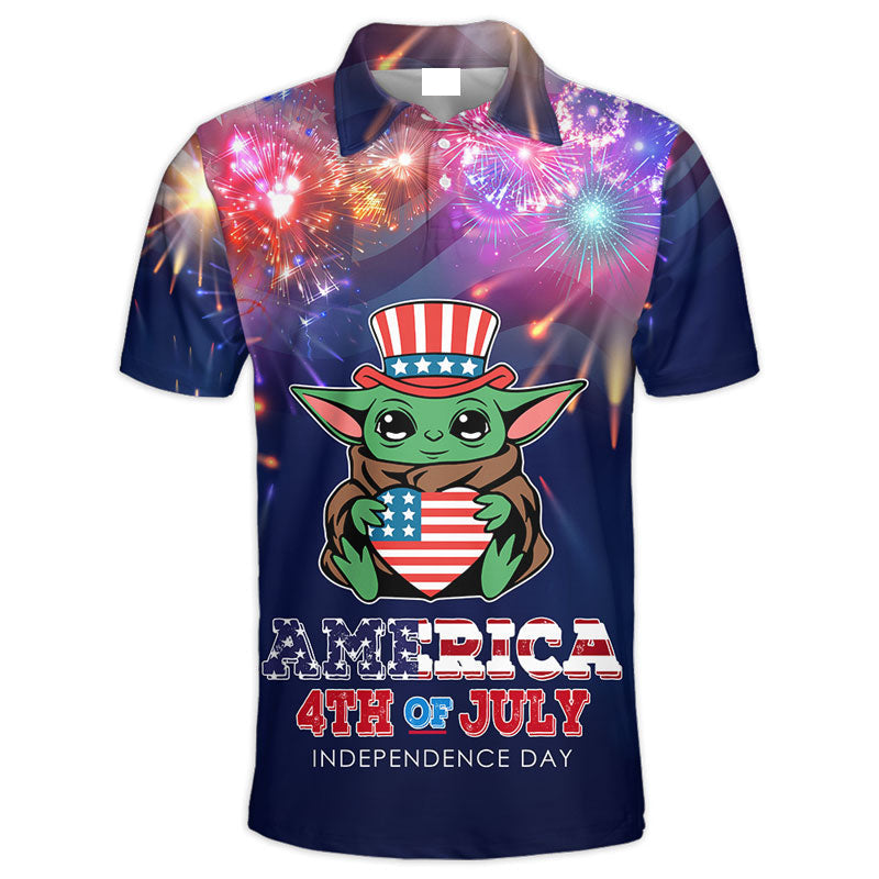 Star Wars America 4th Of July Independence - Polo Shirt