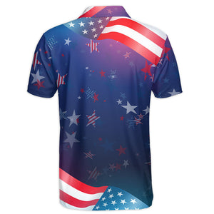 Star Wars Baby Yoda Happy 4th Of July Polo Shirt - Gift For Fans