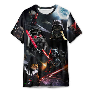 Star Wars Cat Darth Vader - 3D T-shirt