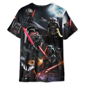 Star Wars Cat Darth Vader - 3D T-shirt