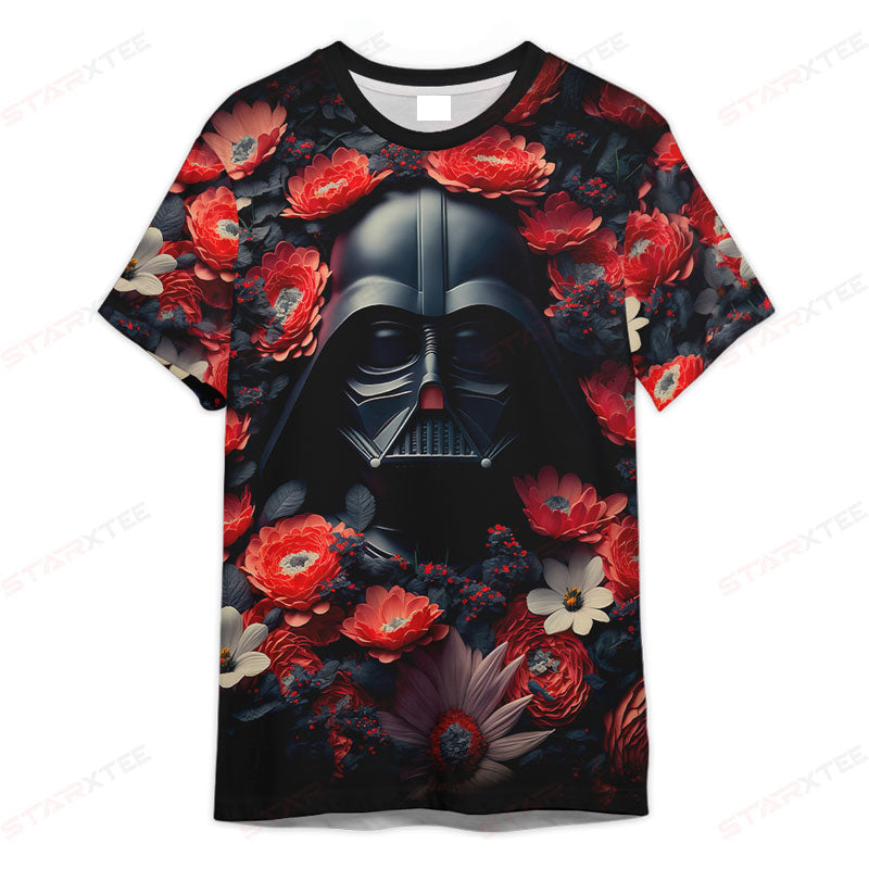 Star Wars Darth Vader Flower - 3D T-shirt