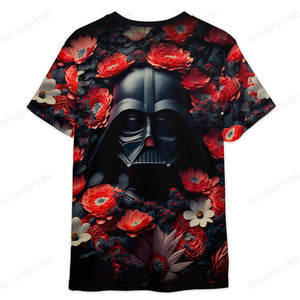 Star Wars Darth Vader Flower - 3D T-shirt