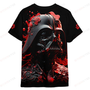 Star Wars Darth Vader Red Flower - 3D T-shirt