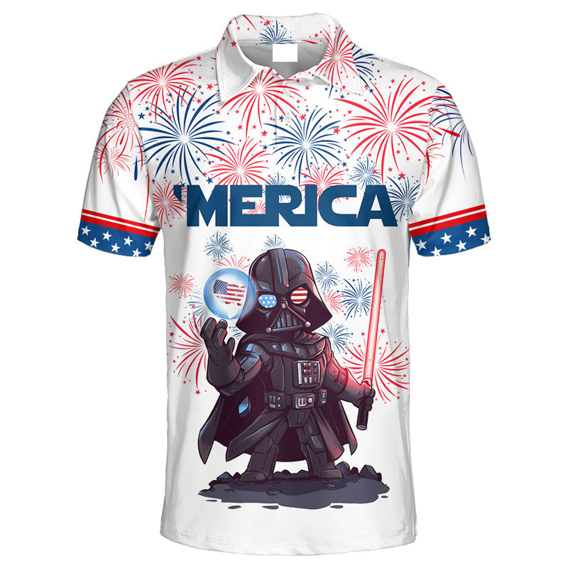 Star Wars Darth Vader Independence Day - Polo Shirt