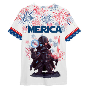 Star Wars Darth Vader Independence Day - 3D T-shirt