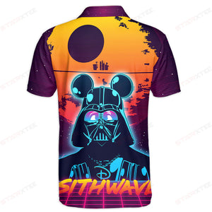 Star Wars Darth Vader Sithwave Polo Shirt - Gift For Fans