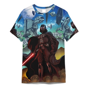 Star Wars Darth Vader Space - 3D T-shirt For Fans