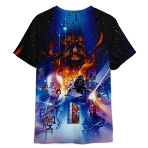 Star Wars Darth Vader Space - 3D T-shirt