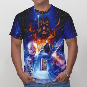 Star Wars Darth Vader Space - 3D T-shirt