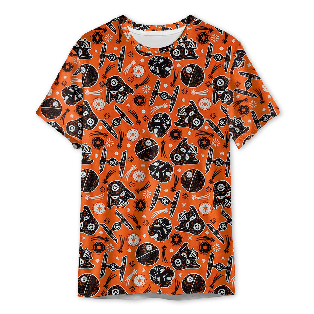 Star Wars Darth Vader Sugar Skull - 3D T-shirt