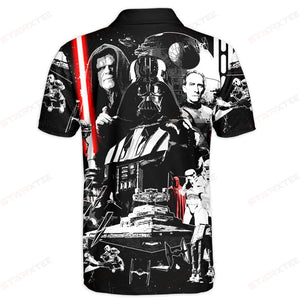 Star Wars Empire by Dave Black Polo Shirt - Gift For Fans