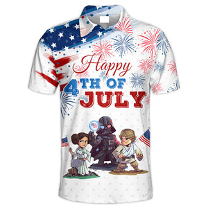 Star Wars Happy 4th Of July Polo Shirt - Gift For Fans